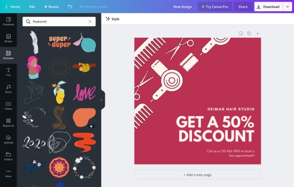 Hướng dẫn bạn thiết kế icon cơ bản nhất và nhanh nhất 7 Tiện ích thiết kế trên canva vừa đẹp vừa dễ thực hiện