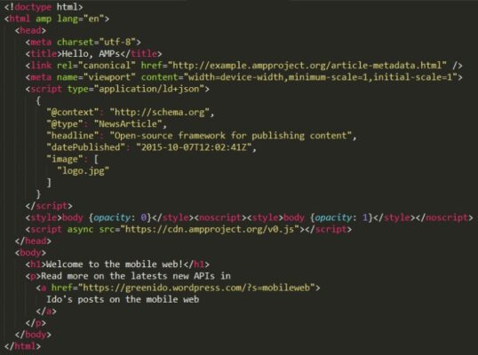 Mách bạn cách cài đặt AMP khi lập trình Web tối ưu lợi ích 6 Tạo trang AMP