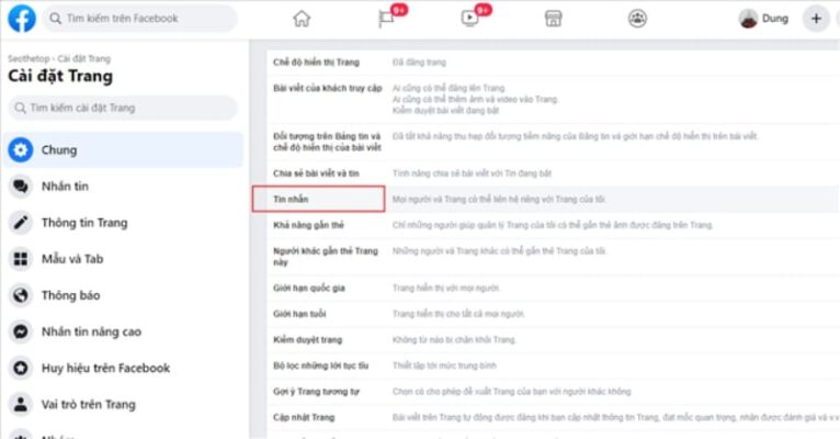 Cách tạo và tối ưu tiếp thị truyền thông xã hội trên page Facebook 7 Trực chiến trên Messenger