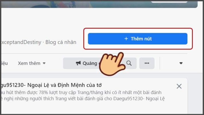 Hướng dẫn cách SEO Facebook để tiếp thị truyền thông xã hội hiệu quả 8 Thêm nút CTA vào trang của bạn để kêu gọi hành động